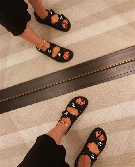 chanel dad shoes|the real Chanel dad sandals.